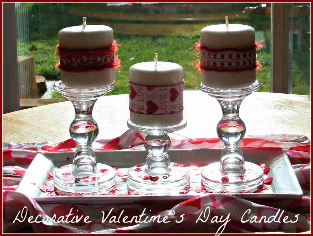 Easy Candle Decorations for Valentines Day - Daily Dish Magazine